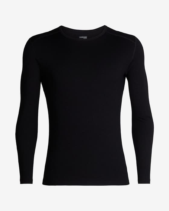 Camiseta interior Icebreaker 260 Tech manga larga negro