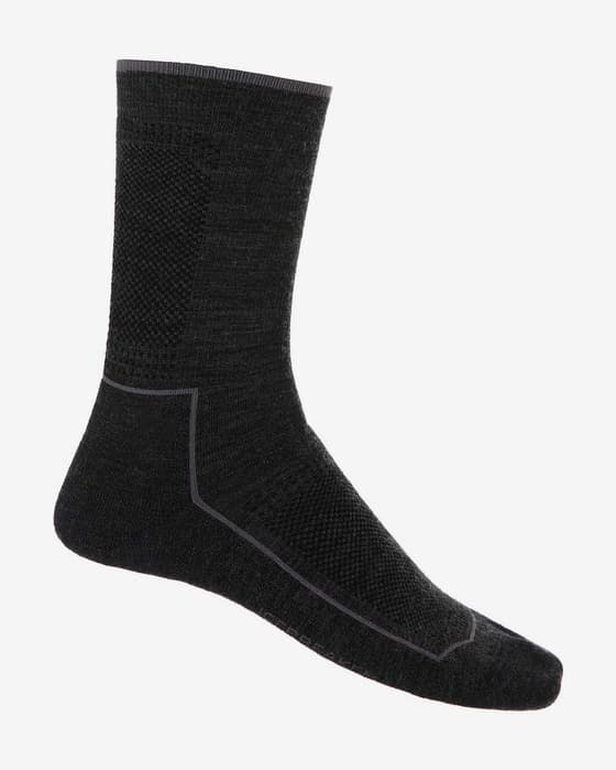 Calcetines Icebreaker Hike Cool-Lite 3Q Crew gris oscuro mujer