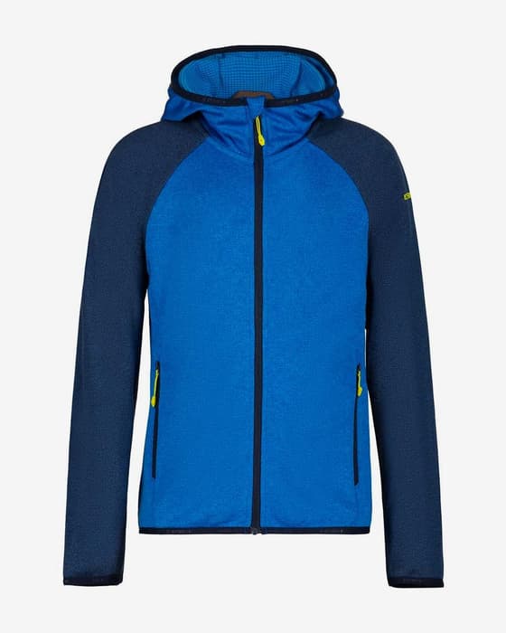 Fleece with hood Icepeak Keota electric blue child