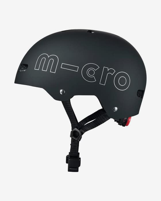 Casco Micro Led negro infantil