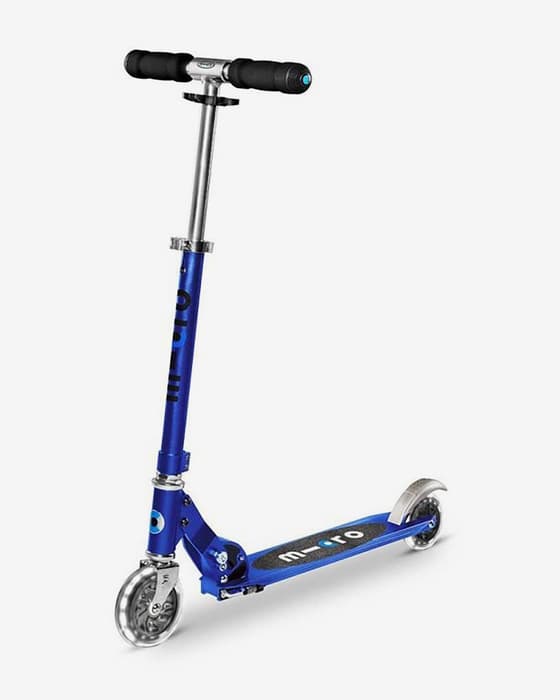 Patinete Micro Sprite LED azul