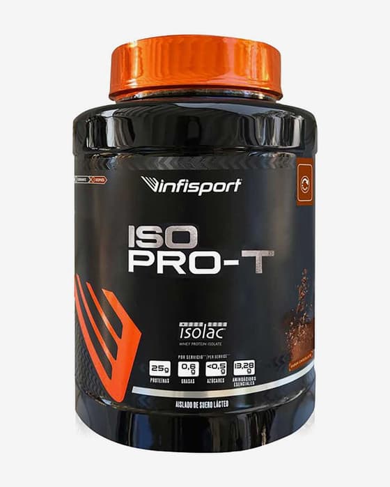 Batido proteico Infisport Isopro-T sabor chocolate 1 kg