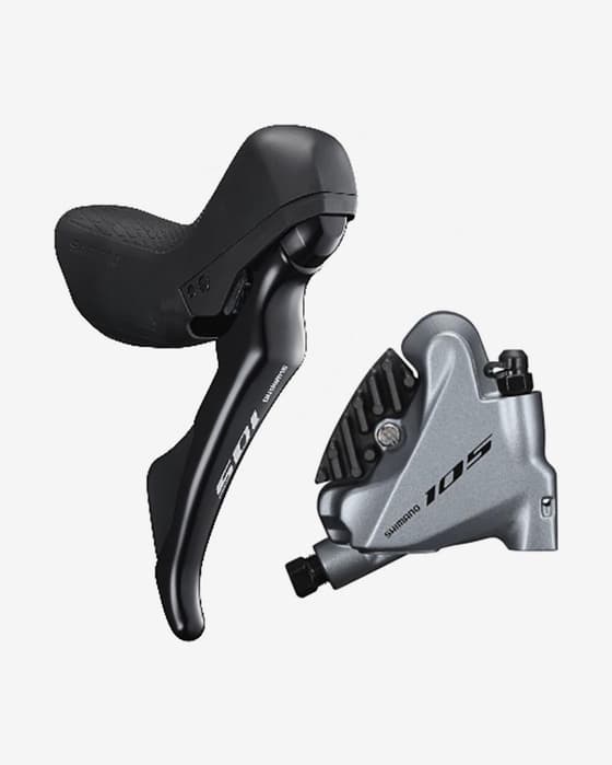 Freno de disco hidráulico trasero Shimano 105 R7070 2 pistones plata