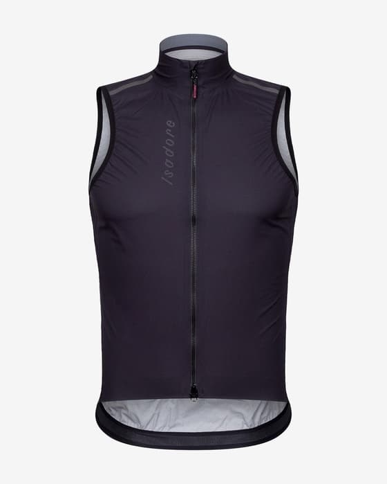 Chaleco impermeable Isadore Signature Rain negro