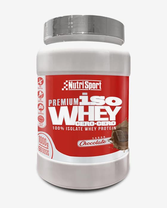 NutriSport Iso Whey Cero Cero Chocolate + Free NutriSport Shaker