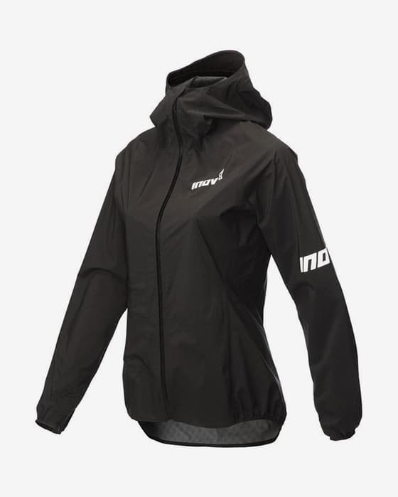 Chaqueta con capucha Inov-8 Stormshell Full Zip negro mujer