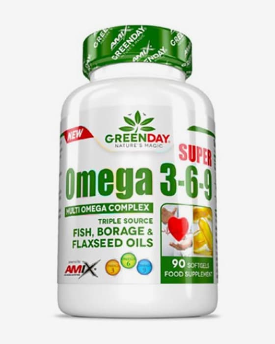 Cápsulas Amix Greenday Super Omega 3-6-9 (90 cápsulas)