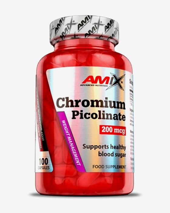 Cápsulas Amix Chrorium Picolinate 200 MCG (100 cápsulas)