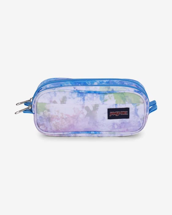 Estuche JanSport Large Accessory Pouch rosa azul verde