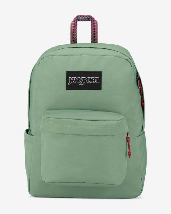 Mochila JanSport Restore Pack Loden Frost 25L verde rojo
