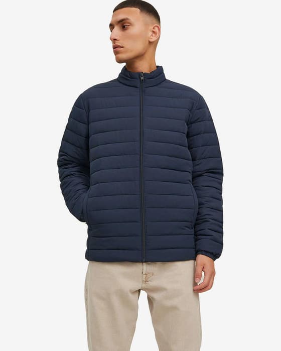 Chaqueta Jack & Jones Recycle Puffer azul marino