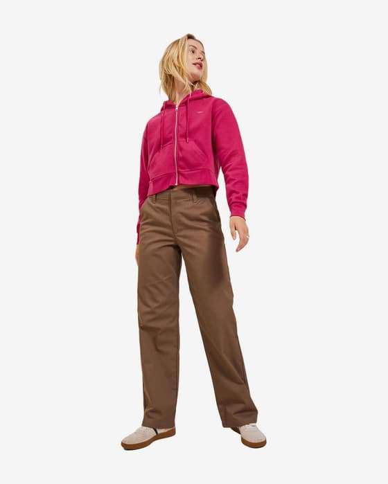 Sudadera con capucha Jack & Jones Abbie Full Zip rosa mujer