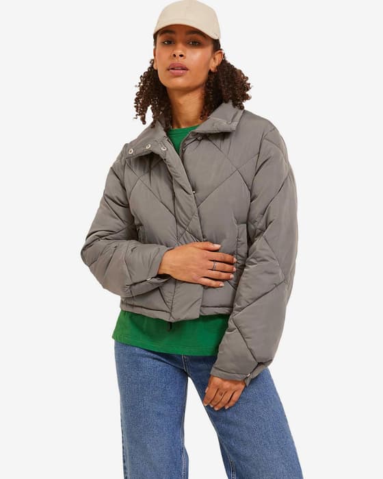 Chaqueta Jack & Jones Unit Short gris mujer
