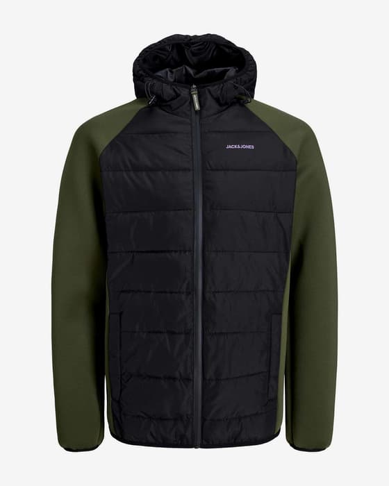 Chaqueta Jack & Jones Dust Hybrid negro verde