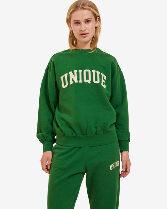 Sudadera Jack & Jones Soft Loose verde mujer