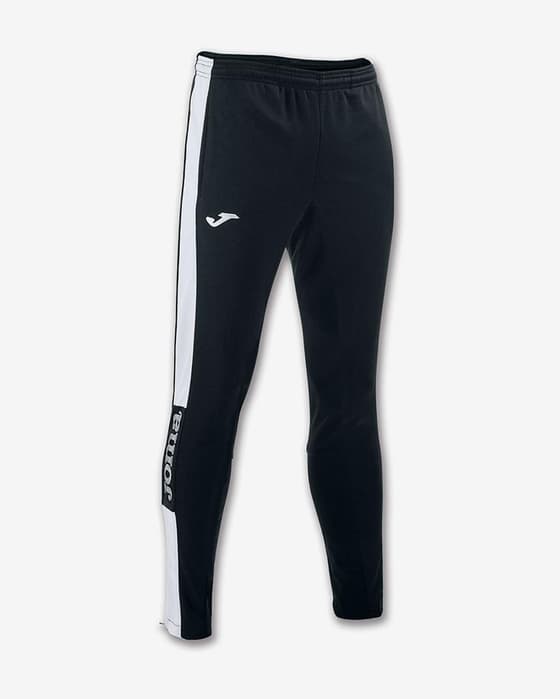 Pantalón largo Joma Championship IV Semi Fitted negro blanco