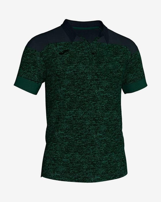 Polo Joma Winner II manga corta verde negro