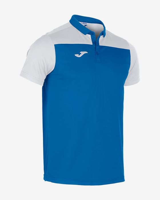 Polo Joma Combi manga corta azul blanco