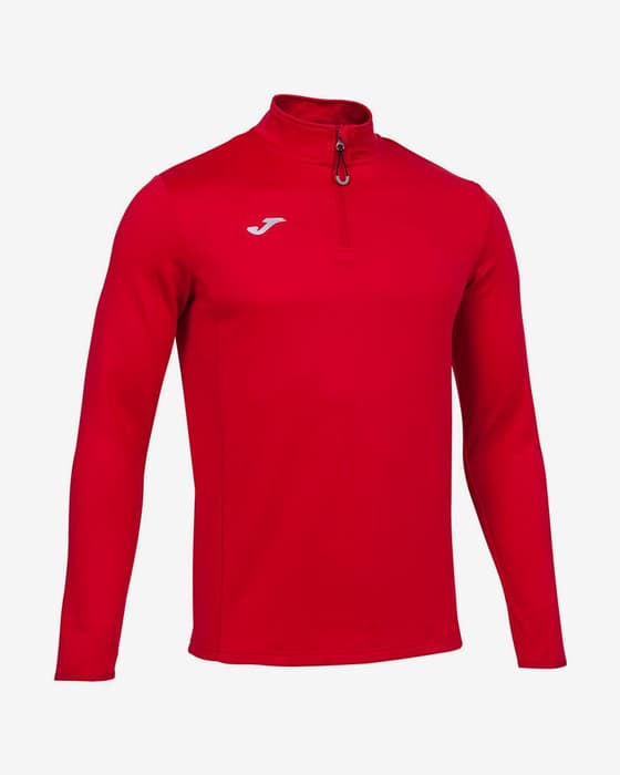Sudadera Joma Running Night Half Zip rojo