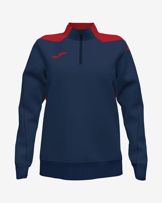 Sudadera Joma Championship VI sin capucha azul marino rojo mujer