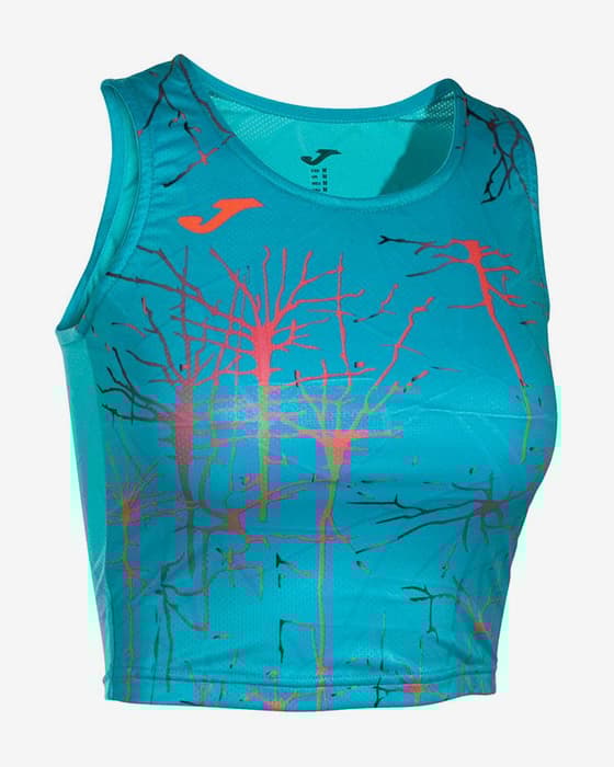 Top Joma Elite IX azul cielo naranja