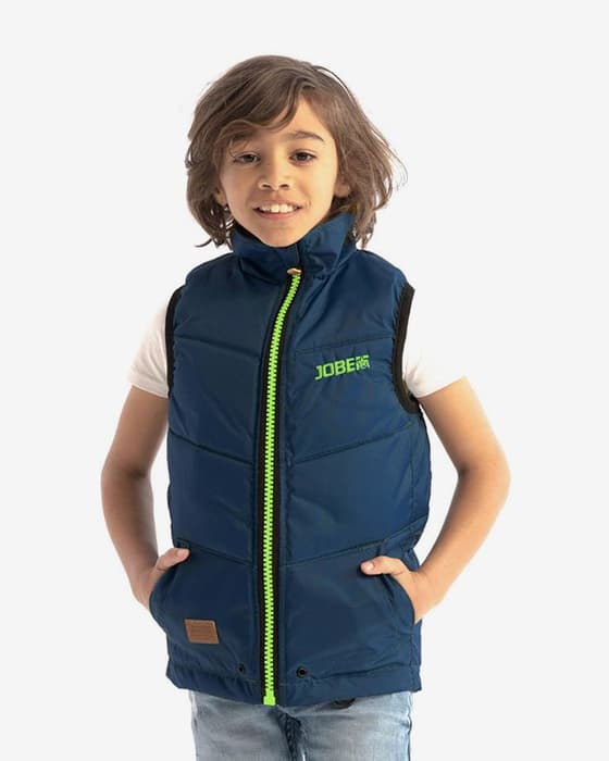 Gilet Jobe 50 Newton bleu vert enfant