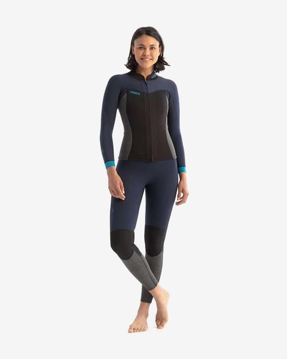 Chaqueta neopreno Jobe Porto negro azul mujer