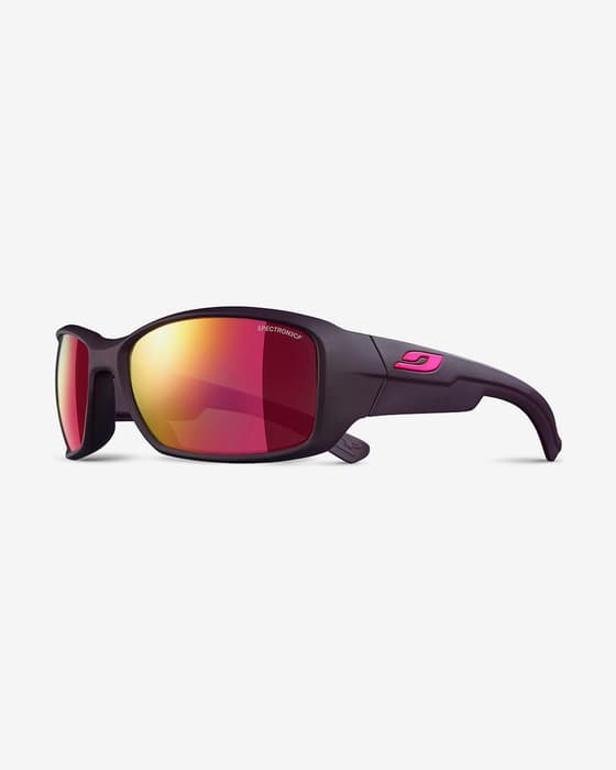 Gafas Julbo Whoops lila oscuro rosa con lentes Spectron 3CF espejadas rosa