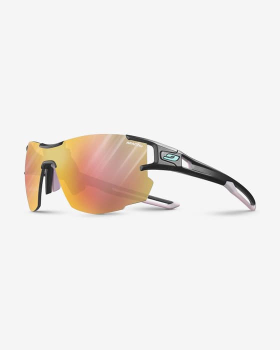 Óculos Julbo Aerolite preto com lentes REACTIV Photochromic Performance 1-3 Light Amplifier rosa mulher