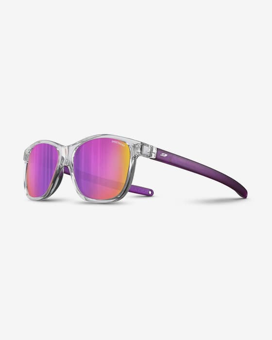 Gafas Julbo Turn 2 cristal lila brillante con lentes espejadas Spectron 3 rosa infantil