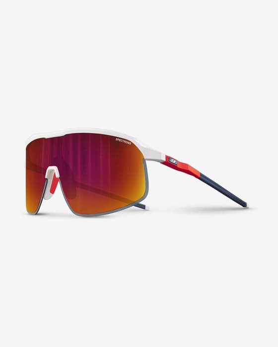 Julbo Density Glasses White Orange Matte with Spectron 3 Red Mirrored Lenses