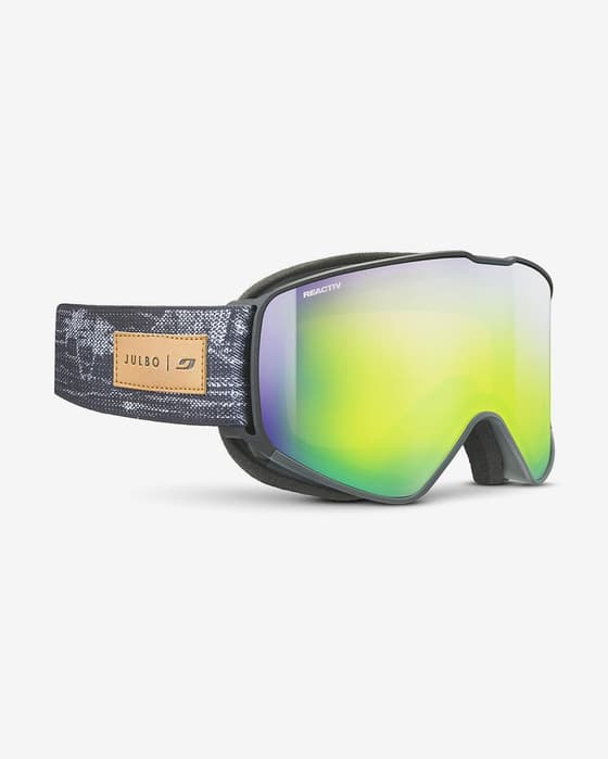 Masque Julbo Cyrius noir gris avec verre photochromique Reactiv All Around Glare Control vert