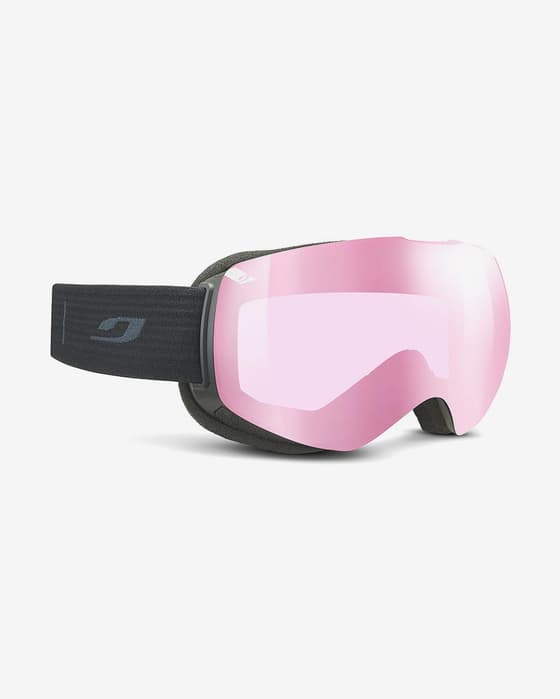 Máscara Julbo Moonlight negro con lente espejada Spectron 1 Polycarbonate rosa
