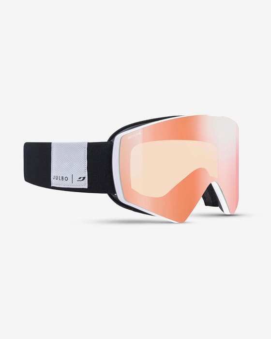 Máscara Julbo Sharp negro con lente espejada Spectron 1 Glare Control rosa