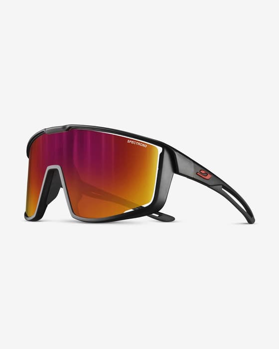 Gafas Julbo Fury negro mate con lentes Spectron 3 rojo
