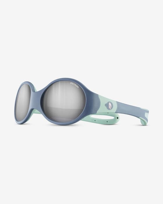 Julbo Loop L Glasses blue with Spectron 4 grey mirrored lens Kids
