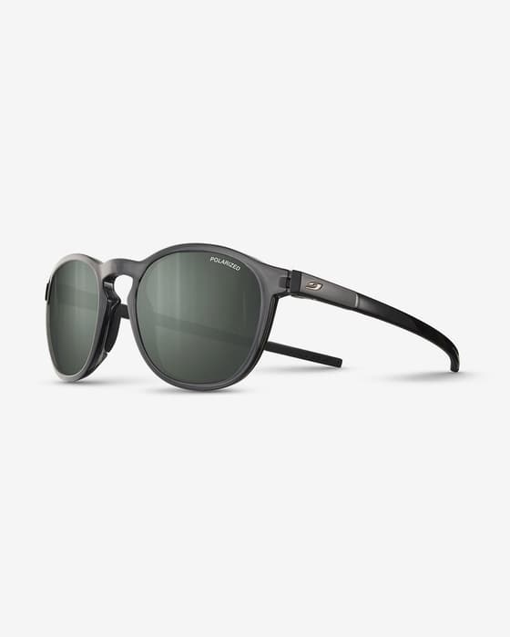Julbo Shine L Glasses translucent black with Spectron 3 Polarized mirrored lenses grey