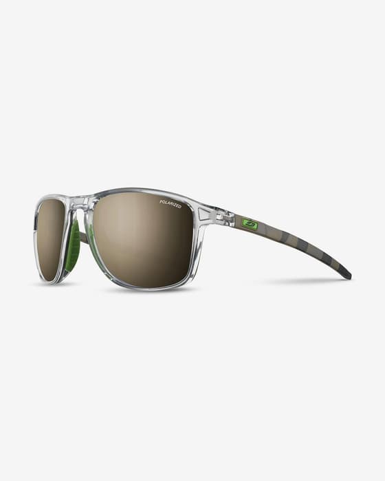 Gafas Julbo Compass gris translúcido con lentes espejadas Spectron 3 Polarized marrón