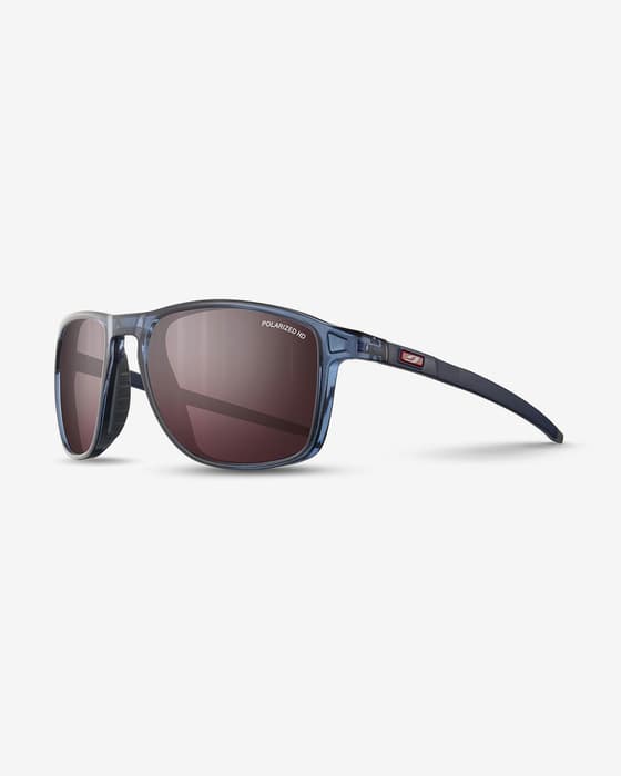 Gafas Julbo Compass azul oscuro translúcido con lentes espejadas Spectron HD 3 Polarized violeta