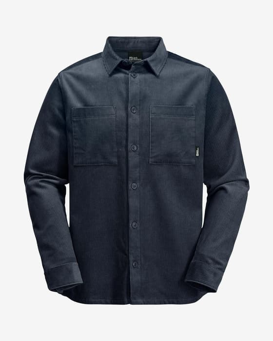 Camisa Jack Wolfskin Trackfinder manga larga azul noche