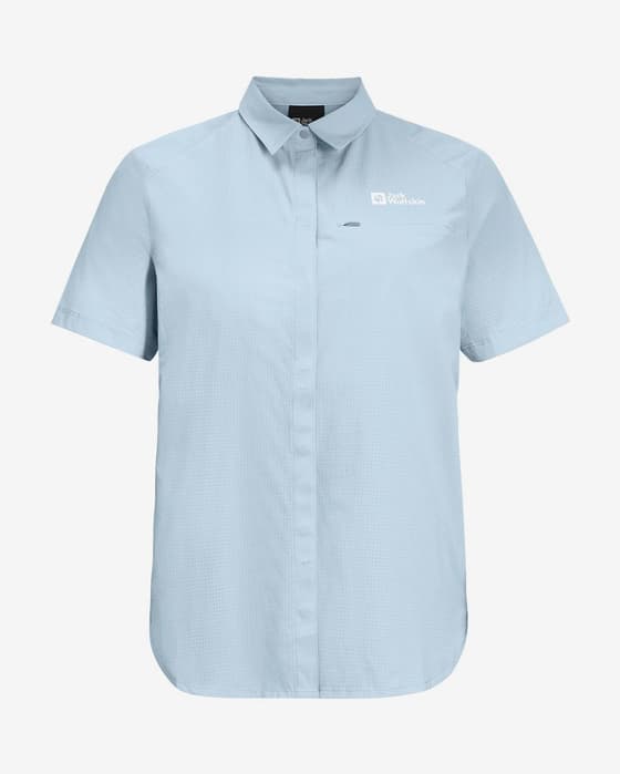 Jack Wolfskin Vandra short-sleeved shirt pastel blue Women