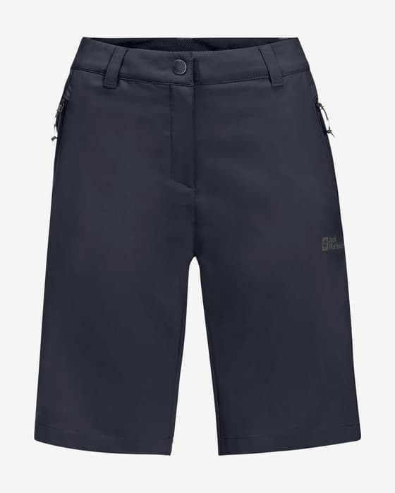 Pantalón corto Jack Wolfskin Active Track azul noche mujer