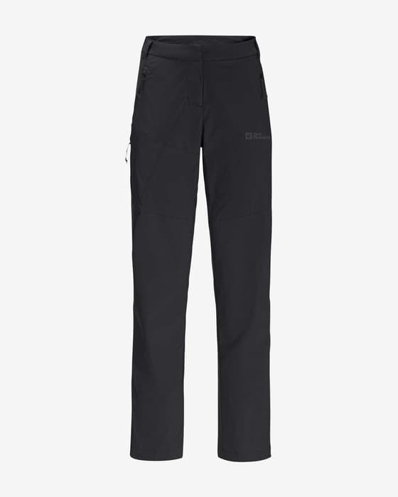 Pantalón largo Jack Wolfskin Glastal negro mujer