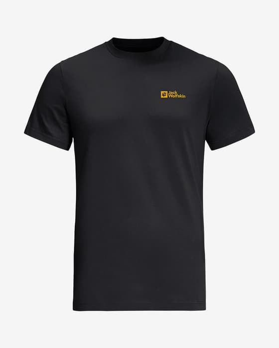 Jack Wolfskin Essential Short Sleeve T-shirt Pure Black