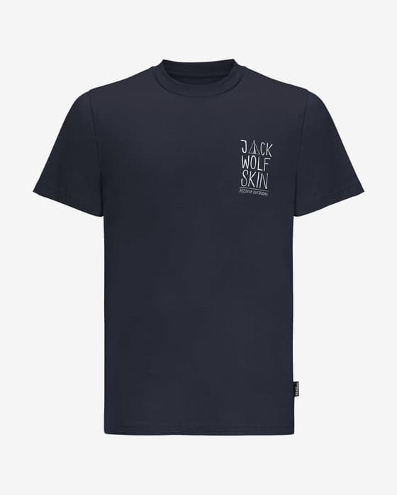 Camiseta Jack Wolfskin Jack Tent manga corta azul noche
