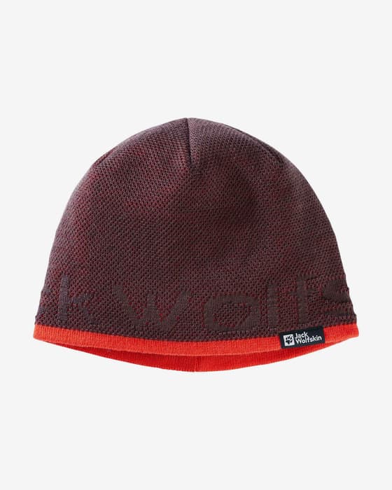 Gorro Jack Wolfskin Brand granate