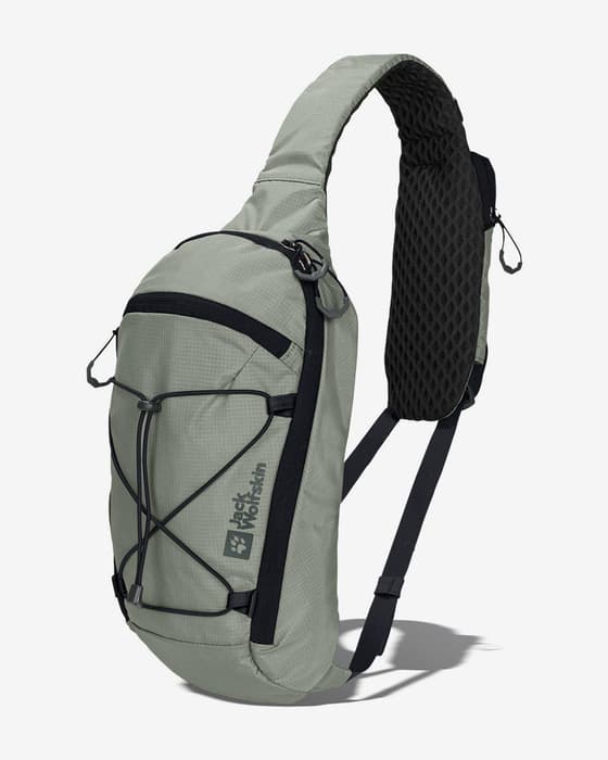 Bolsa bandolera Jack Wolfskin Cyrox Sling 7L gris negro
