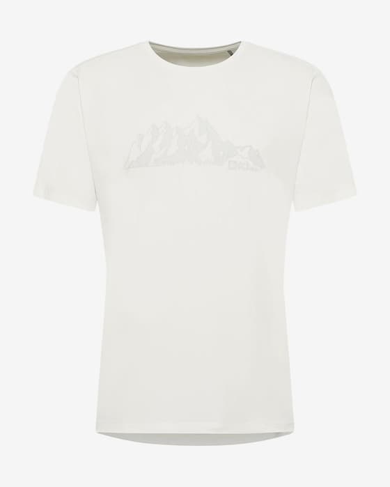 Jack Wolfskin Peak Graphic Short Sleeve T-shirt Pure White