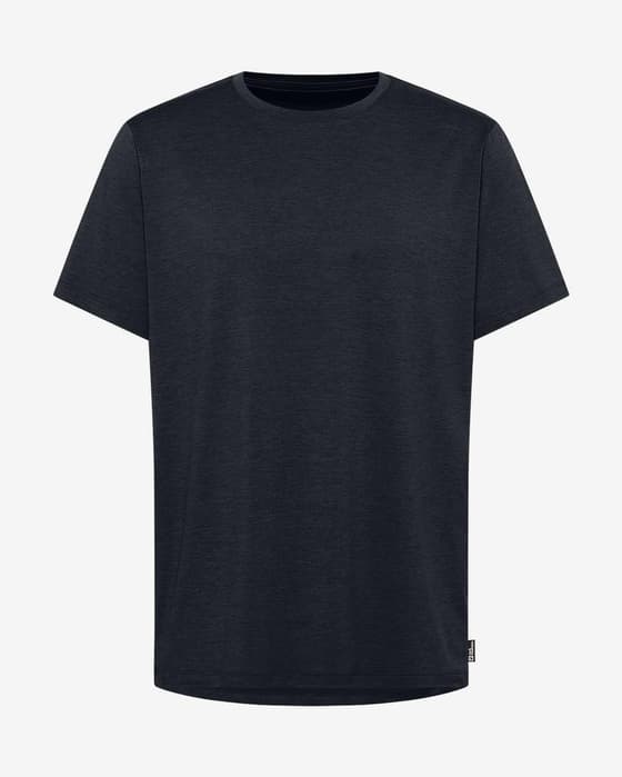 Jack Wolfskin Travel Short Sleeve T-shirt navy blue