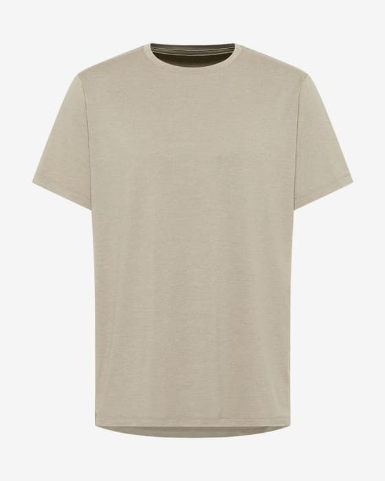 Jack Wolfskin Travel Short Sleeve T-shirt Light Beige